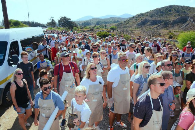 Η μεγαλύτερη δενδροφύτευση στη Ρόδο από τα MITSIS HOTELS