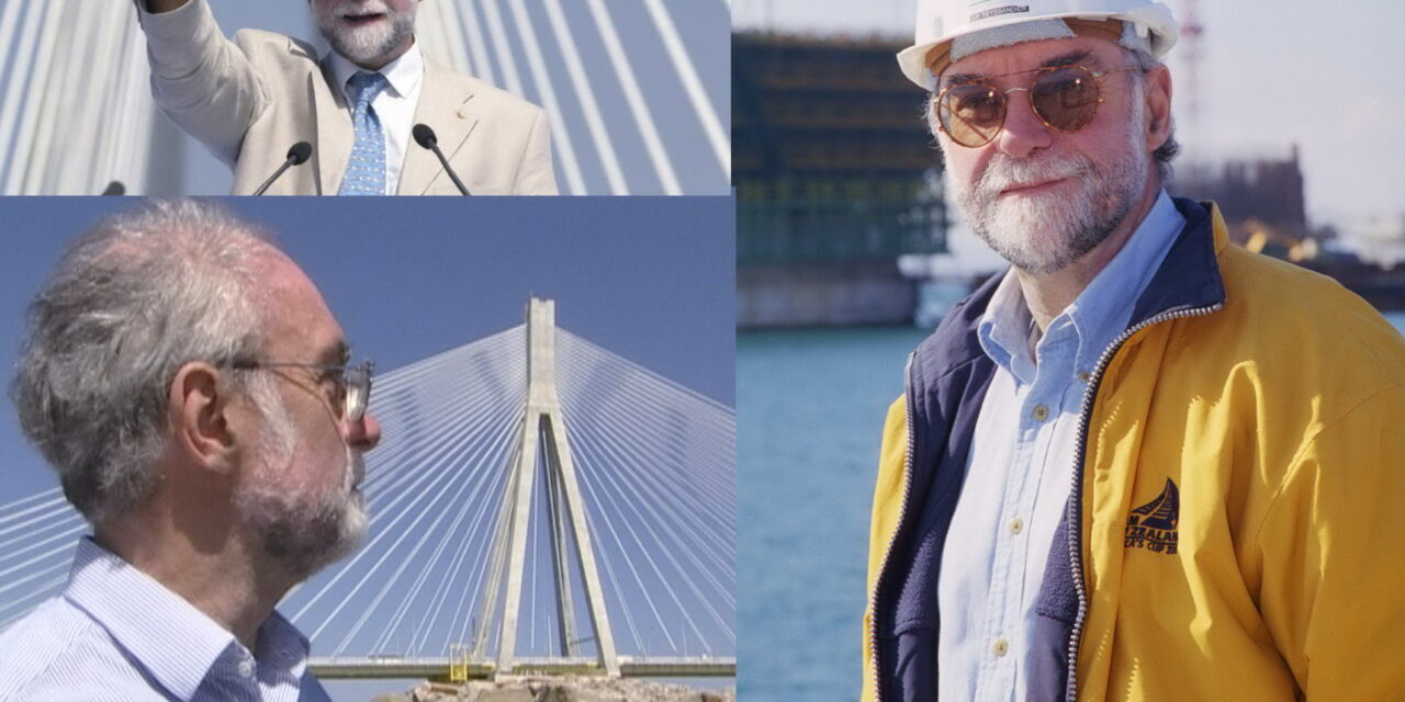 Αυλαία για τον Ζαν-Πωλ Τεσαντιέ, «πατέρα» της Γέφυρας «Χαρίλαος Τρικούπης»