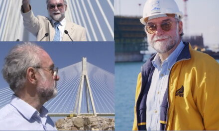 Αυλαία για τον Ζαν-Πωλ Τεσαντιέ, «πατέρα» της Γέφυρας «Χαρίλαος Τρικούπης»