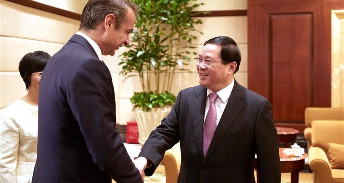 Μητσοτάκης από την Κίνα: Στόχος να γίνει ο Πειραιάς το πρώτο λιμάνι της Μεσογείου