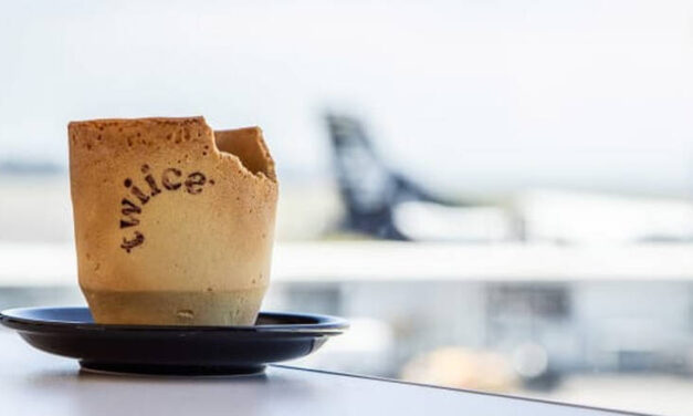 Η Air New Zealand προσφέρει κούπες… που τρώγονται!