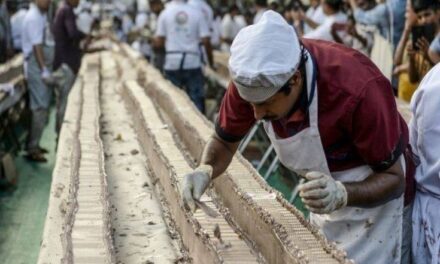 Ινδία: Έφτιαξαν κέικ 6,5 χιλιομέτρων και έσπασαν το ρεκόρ Γκίνες!