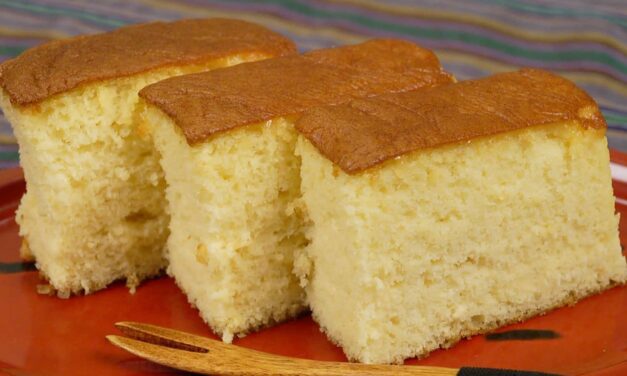 Castella: Ιαπωνικό αφράτο κέικ που φτιάχνεται με ελάχιστα υλικά