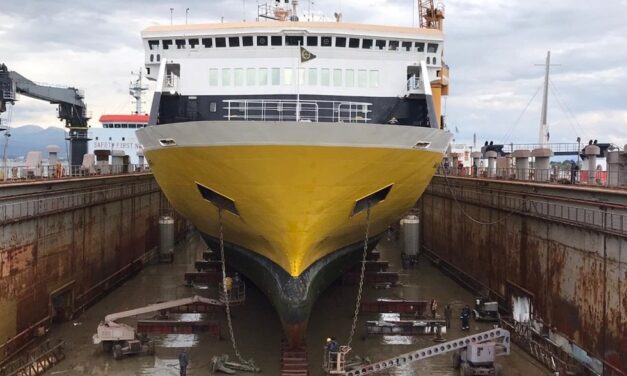 Levante Ferries: Ανακαινίζεται το «Mare di Levante»