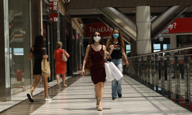Καταργείται το όριο 6 ατόμων στα τραπέζια και η μάσκα για τους πελάτες στα εμπορικά κέντρα