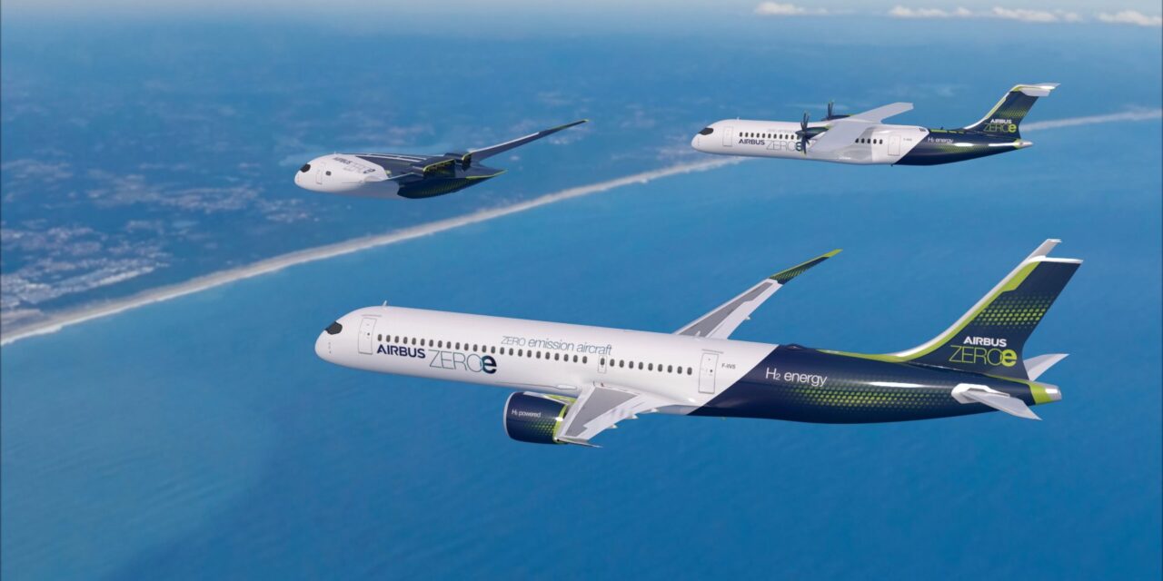 Η Airbus σχεδιάζει το πρώτο επιβατηγό αεροπλάνο μηδενικών εκπομπών ρύπων – Θα κινείται με υδρογόνο