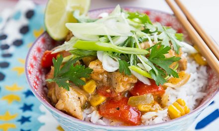 Κοτόπουλο με καλαμπόκι και καρύδα – Κάντο όπως στην Ταϋλάνδη!