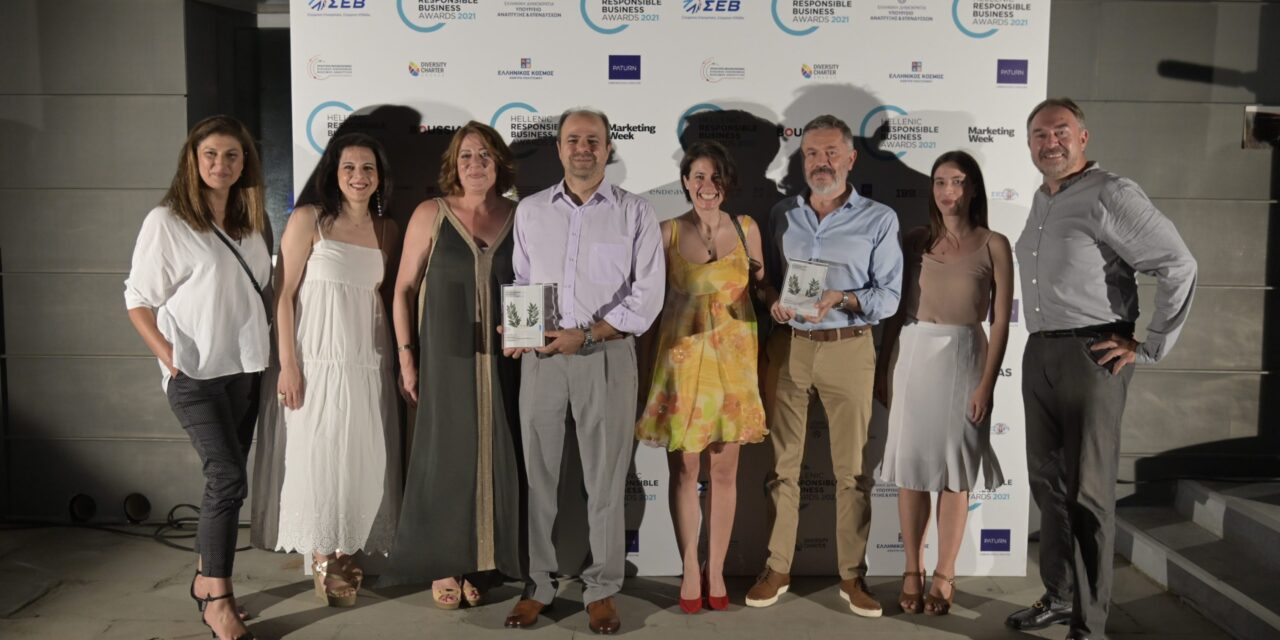Δύο χρυσά βραβεία για την Ολυμπία Οδό στα Βραβεία Υπεύθυνης Επιχειρηματικότητας 2021
