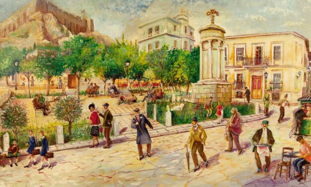 Νεώτερο μνημείο η λαϊκή τέχνη κηρύχθηκαν τα έργα του Γιώργου Σαββάκη στις ταβέρνες της Πλάκας