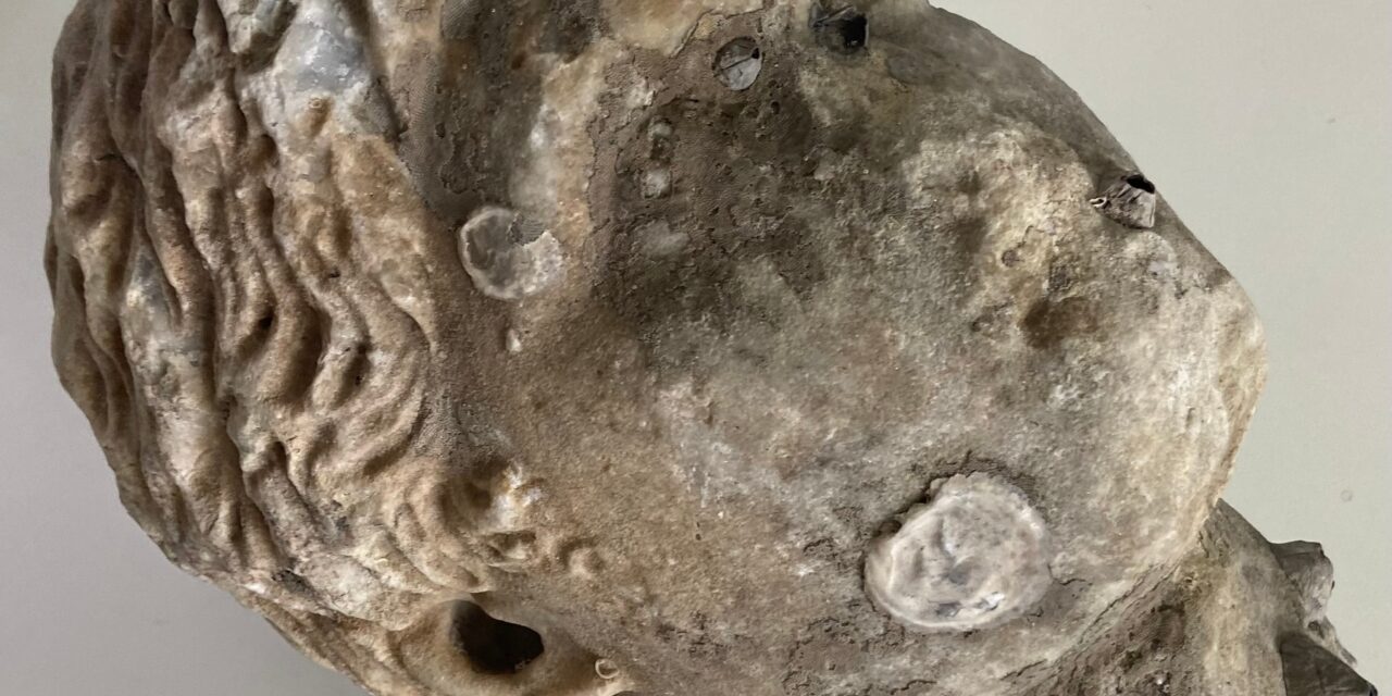 Ρωμαϊκή κεφαλή ανασύρθηκε από τη θάλασσα της Πρέβεζας