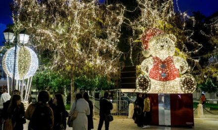 Σε χριστουγεννιάτικο κλίμα η πλατεία Συντάγματος – Τα δέντρα γέμισαν λαμπάκια