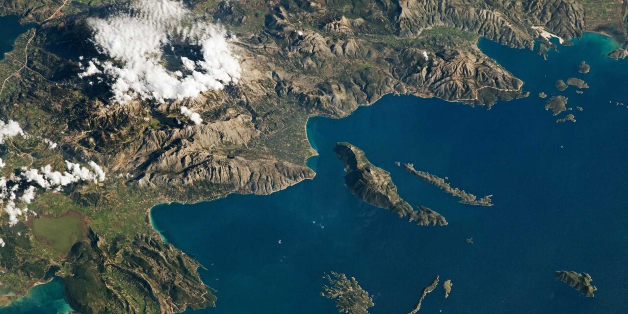 H Δυτική Ελλάδα από ψηλά – Εντυπωσιακή εικόνα της NASA