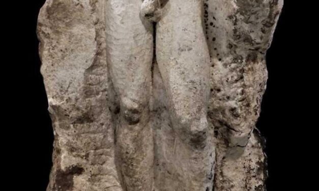 Άγαλμα των αυτοκρατορικών χρόνων αποκαλύφθηκε στο κέντρο της Βέροιας