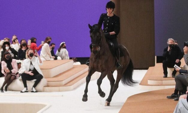 Παρίσι: Εμφανίστηκε στην πασαρέλα… με άλογο