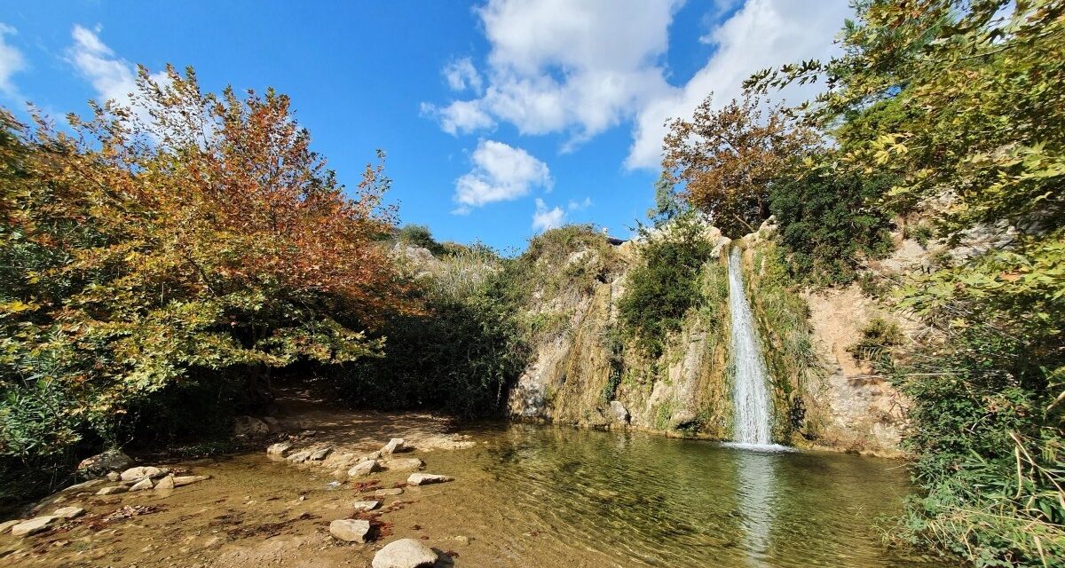 Ο διπλός καταρράκτης Βαλανάρη της Πεντέλης