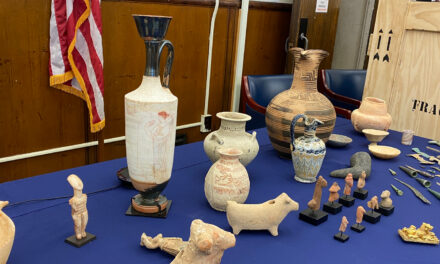 55 αρχαιολογικά ευρήματα υψηλής αξίας παραδόθηκαν από το Μανχάταν στο Υπ. Πολιτισμού