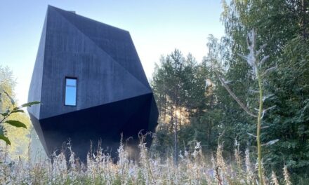 Ένας ντιζαϊνάτος «Μετεωρίτης» αναδύεται σε δάσος της Φινλανδίας