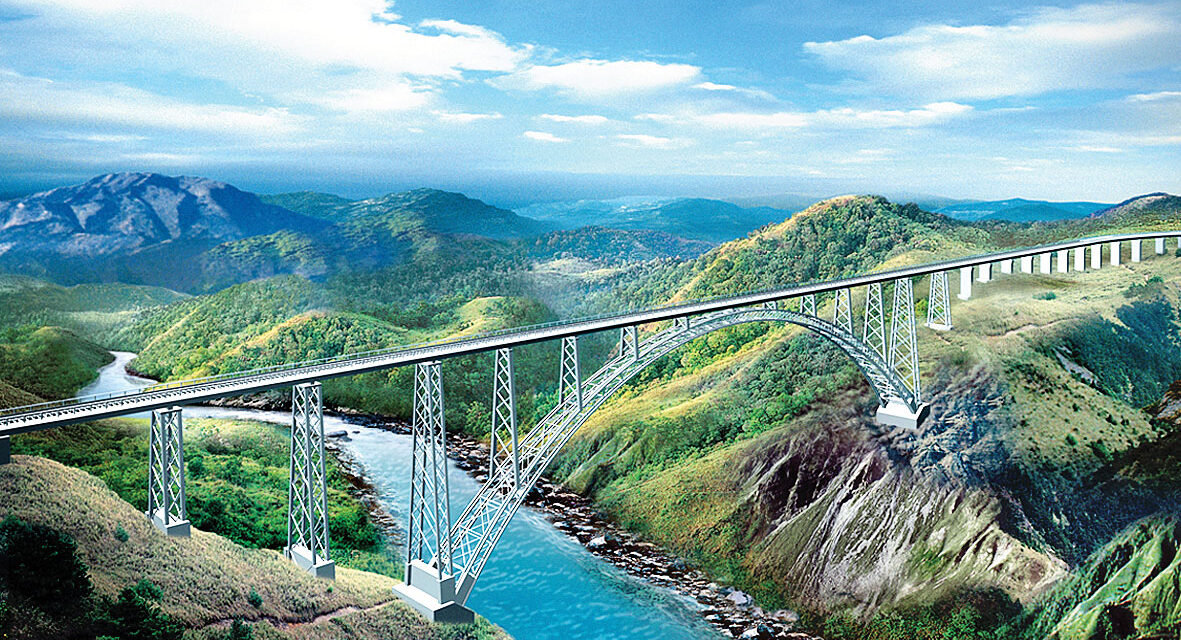 Αυτή είναι η υψηλότερη σιδηροδρομική γέφυρα στον κόσμο – Μοιάζει να “αιωρείται” πάνω από τα σύννεφα