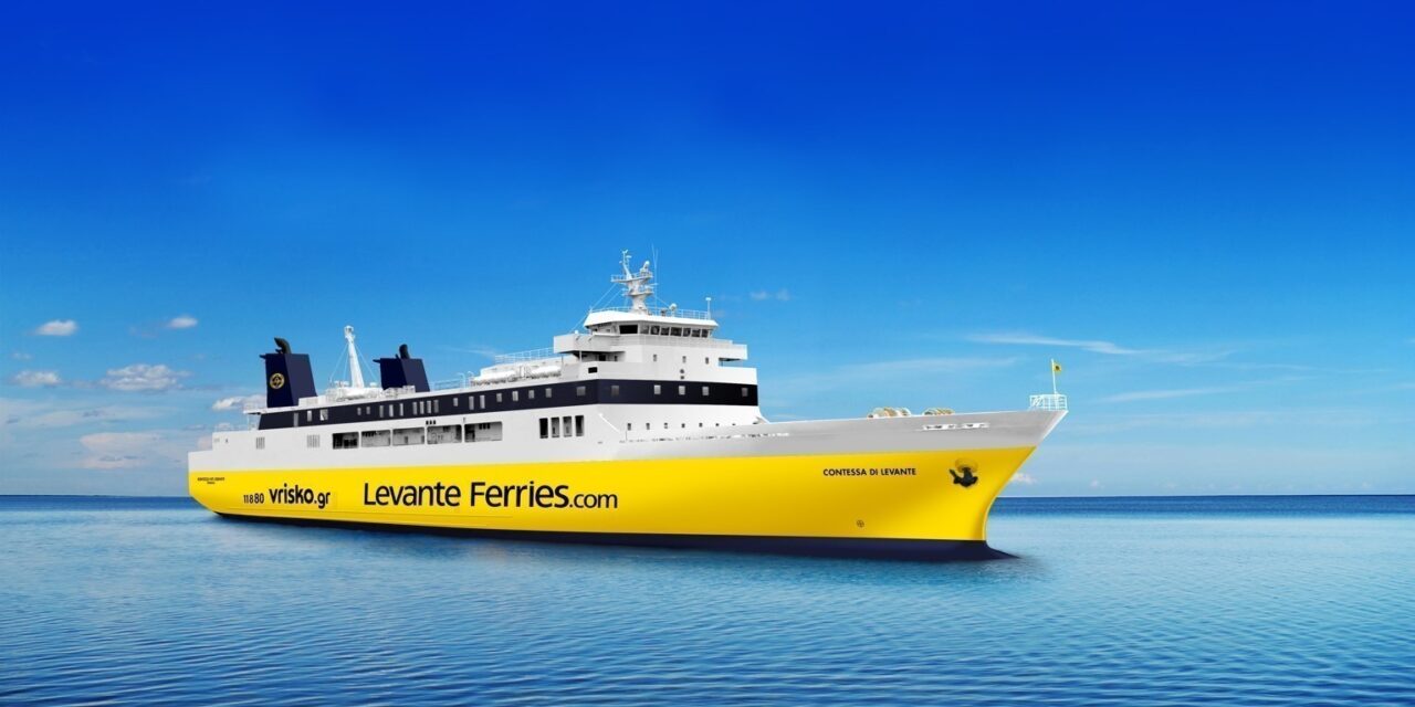 Μία «Contessa» στο Ιόνιο – Η Levante Ferries καλωσορίζει το 6ο της απόκτημα