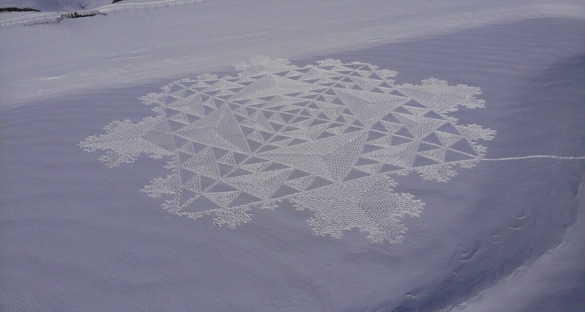 Ένας καμβάς ζωγραφικής… από χιονισμένο τοπίο