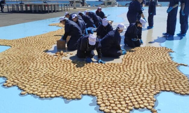 Ηράκλειο: Σχημάτισαν τον χάρτη του νησιού με… 37.000 παραδοσιακά καλιτσούνια – Ρεκόρ Γκίνες