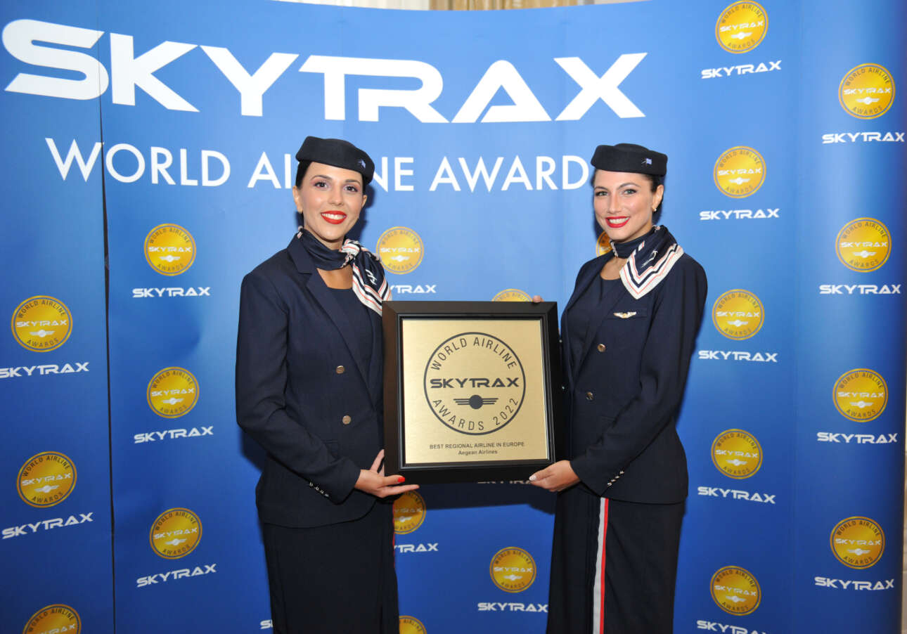 Skytrax Awards «Καλύτερη Περιφερειακή Αεροπορική Εταιρεία στην Eυρώπη