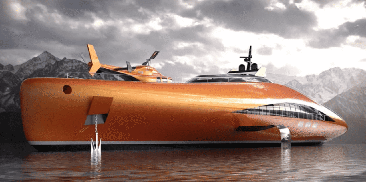 Plectrum: Το superyacht, αξίας 86 εκατομμυρίων δολαρίων… που πετάει στο νερό