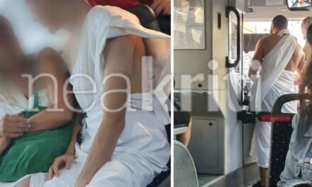 Ηράκλειο: Τουρίστες μπήκαν σε λεωφορείο ντυμένοι… αρχαίοι Έλληνες
