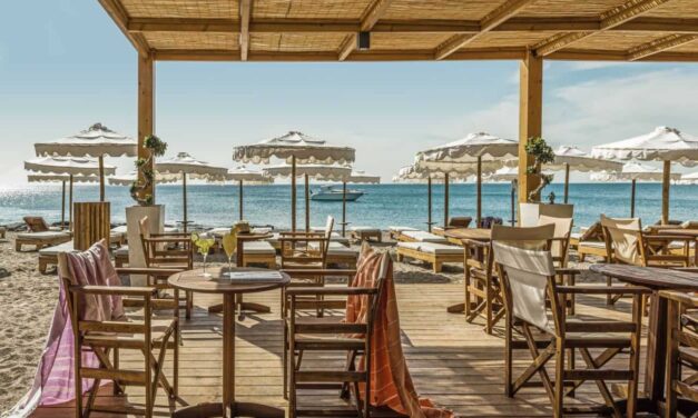 Ροδίτης μετέτρεψε το beach bar σε καταφύγιο πληγέντων από την πυρκαγιά