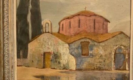 Εγκαίνια της έκθεσης του Μιχάλη Οικονόμου, στην Πινακοθήκη Αβέρωφ από την Υπ. Πολιτισμού Λίνα Μενδώνη