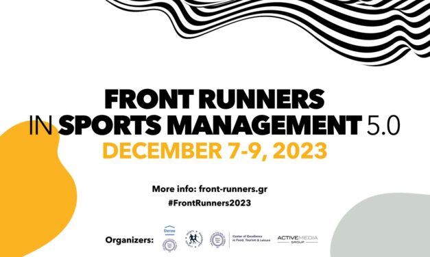 Το Front Runners in Sports Management 5.0 έρχεται με κορυφαία ονόματα στις 7-9 Δεκεμβρίου