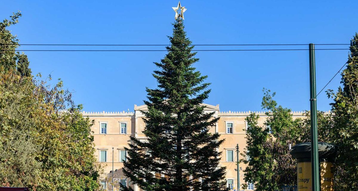 Ανάβει το Χριστουγεννιάτικο Δέντρο στο Σύνταγμα – Ξεκινά η φωταγώγηση της πόλης από άκρη σε άκρη