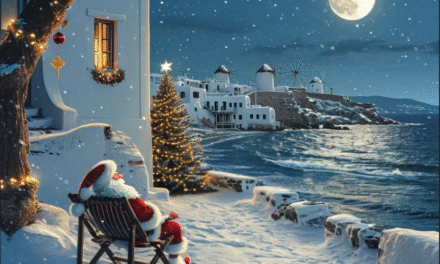 Από τη Θεσσαλονίκη μέχρι τα Χανιά – Ένας βραβευμένος φωτογράφος κάνει τον Άι Βασίλη σύμβολο της Ελλάδας!