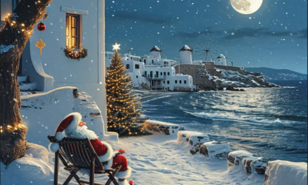 Από τη Θεσσαλονίκη μέχρι τα Χανιά – Ένας βραβευμένος φωτογράφος κάνει τον Άι Βασίλη σύμβολο της Ελλάδας!