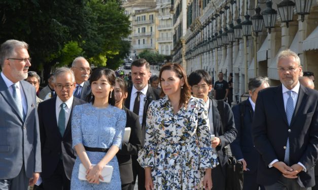 Συνάντηση Όλ. Κεφαλογιάννη με την Πριγκίπισσα Κάκο της Ιαπωνίας στην Κέρκυρα