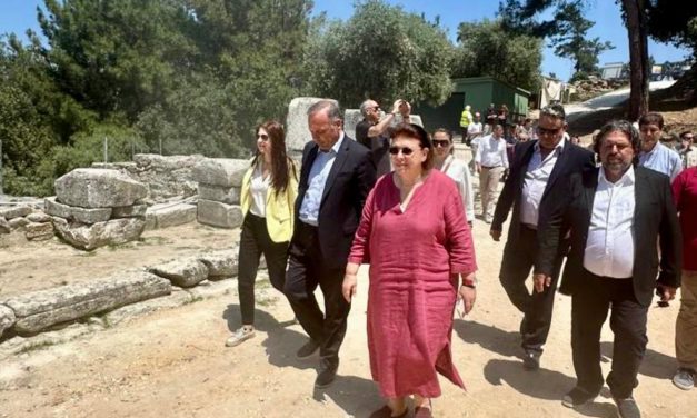 Συνεχίζονται οι εργασίες αποκατάστασης του αρχαίου θεάτρου Θάσου