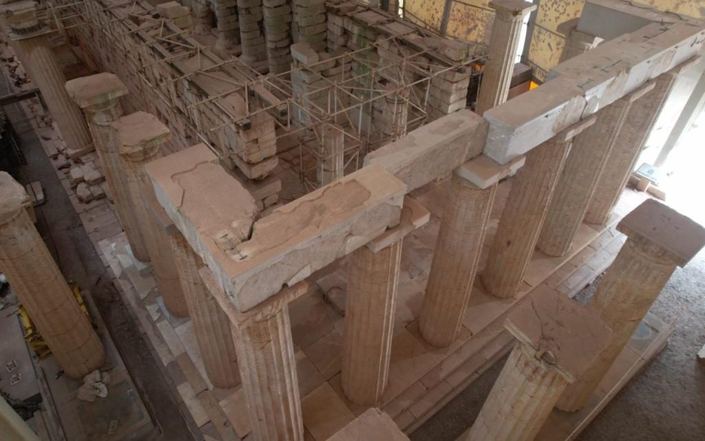 Ναός Επικούριου Απόλλωνα στις Βάσσες – Προχωρούν οι εργασίες για την αποκατάσταση και ανάδειξη του μνημείου