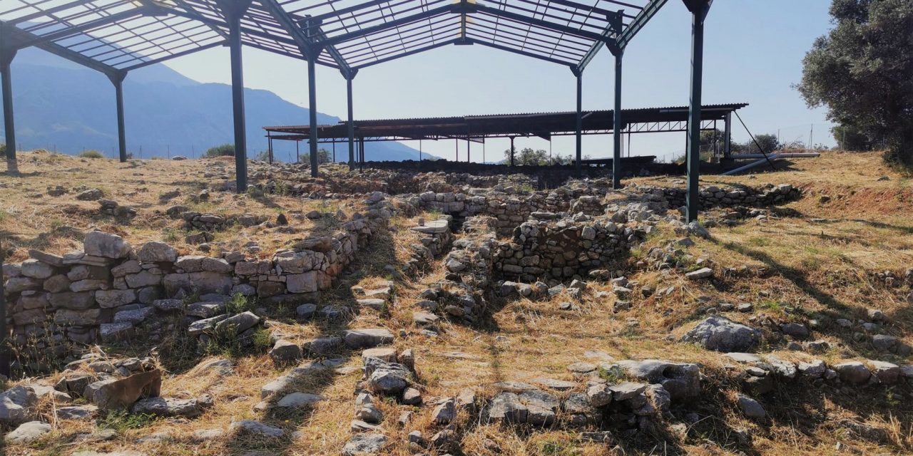 Στο μινωικό ανακτορικό κέντρο, στο Μοναστηράκι Ρεθύμνης, σύστημα πυροπροστασίας