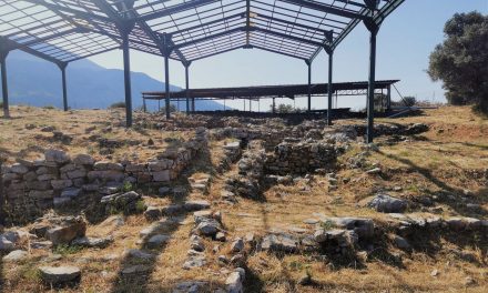 Στο μινωικό ανακτορικό κέντρο, στο Μοναστηράκι Ρεθύμνης, σύστημα πυροπροστασίας