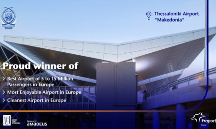 Το αεροδρόμιο Θεσσαλονίκης «Μακεδονία» πρωταγωνιστεί και φέτος μεταξύ των κορυφαίων ευρωπαϊκών αεροδρομίων