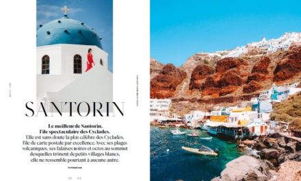 Desirs de Voyages: Ειδικό αφιέρωμα στη Σαντορίνη από το γαλλικό περιοδικό