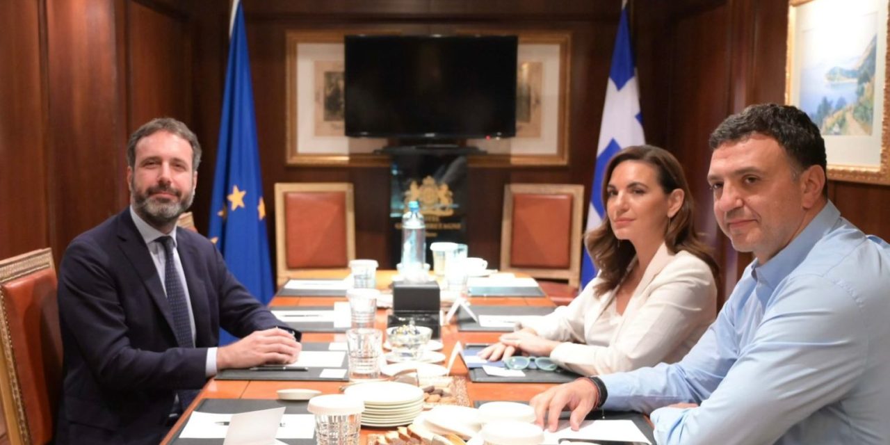 Συνάντηση Ολ. Κεφαλογιάννη και Β. Κικίλια με εκπρόσωπο του Royal Caribbean Group