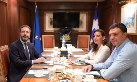 Συνάντηση Ολ. Κεφαλογιάννη και Β. Κικίλια με εκπρόσωπο του Royal Caribbean Group