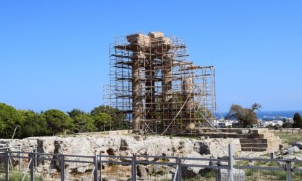 Η αποκατάσταση του Ιερού του Πύθιου Απόλλωνος, στην ακρόπολη της Ρόδου