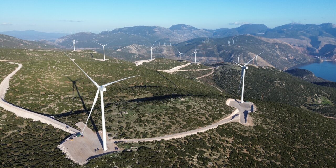 ΔΕΗ: Ολοκλήρωση κατασκευής αιολικού πάρκου 36 MW στη Φωκίδα