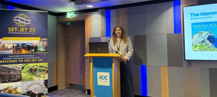 Ο ΕΟΤ στο παγκόσμιο συνέδριο SET-JET25 στο Birmingham – Ο κινηματογραφικός τουρισμός της Ελλάδας προβάλλεται στη Βρετανία