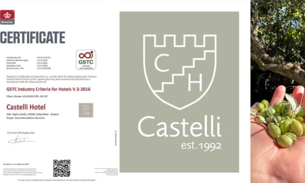 Νέα “πράσινη” διάκριση για το Castelli Hotel και τη Ζάκυνθο