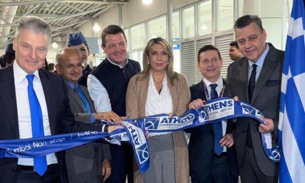 Η Υφυπουργός Τουρισμού στα εγκαίνια των νέων απευθείας πτήσεων της IndiGo μεταξύ Ινδίας και Ελλάδας