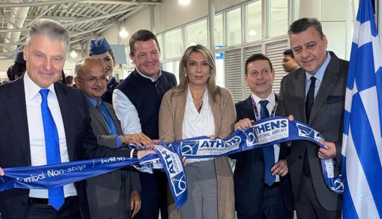 Η Υφυπουργός Τουρισμού στα εγκαίνια των νέων απευθείας πτήσεων της IndiGo μεταξύ Ινδίας και Ελλάδας