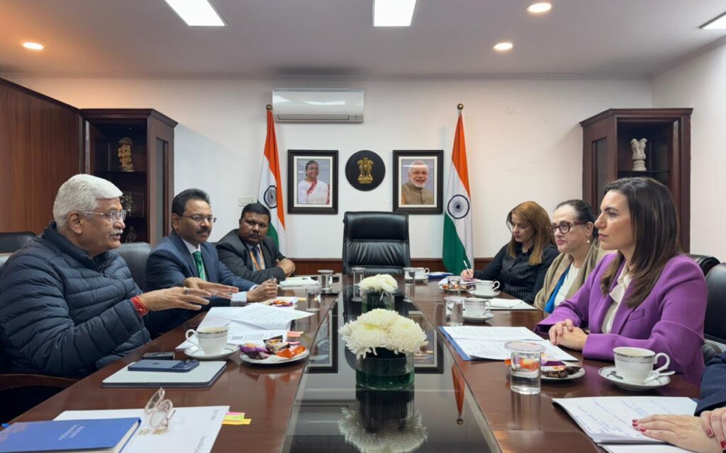 Στο Νέο Δελχί η Όλγα Κεφαλογιάννη με αφορμή την ιστορική πρώτη απευθείας αεροπορική σύνδεση της Ινδίας με την Ελλάδα